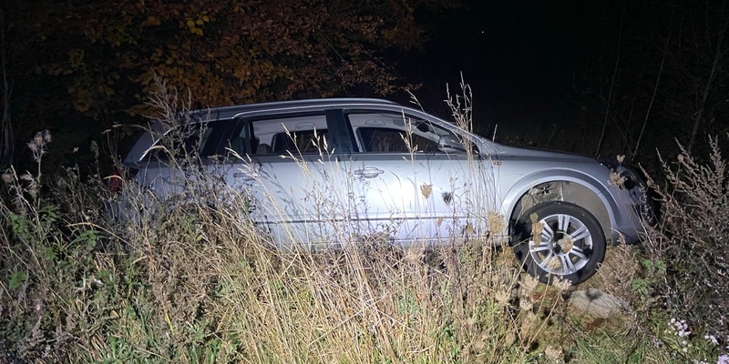 POL-PDTR: Fahrübungen eines 18-jährigen Fahranfängers enden im Straßengraben! - Foto: presseportal.de