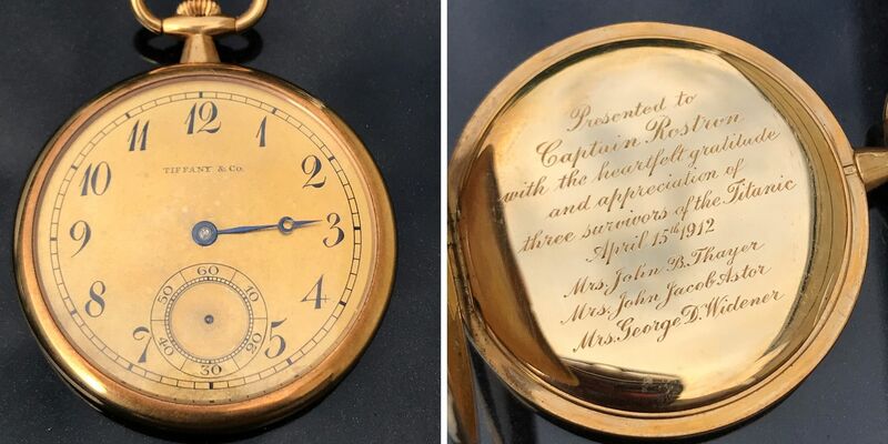 Drei Witwen wohlhabender Geschäftsleute schenkten die Uhr ihrem Retter. - Foto: Henry Aldridge And Son/Henry Aldridge And Son via PA Media/dpa