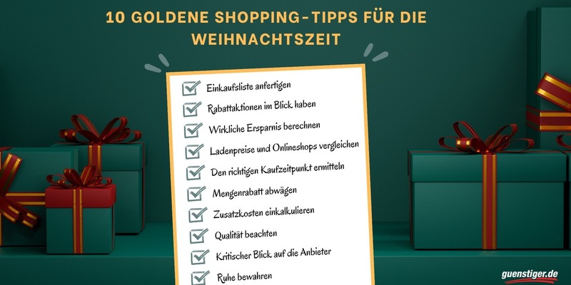 10 goldene Shopping-Tipps für die Weihnachtszeit - Foto: presseportal.de