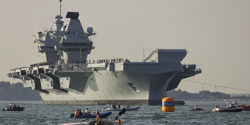 Britischer Flugzeugträger HMS QUEEN ELIZABETH kommt nach Hamburg - Foto: presseportal.de