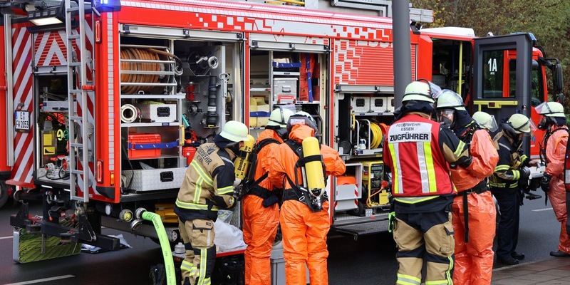 FW-E: Beißender Geruch löst Gefahrguteinsatz aus - keine Verletzten - Foto: presseportal.de
