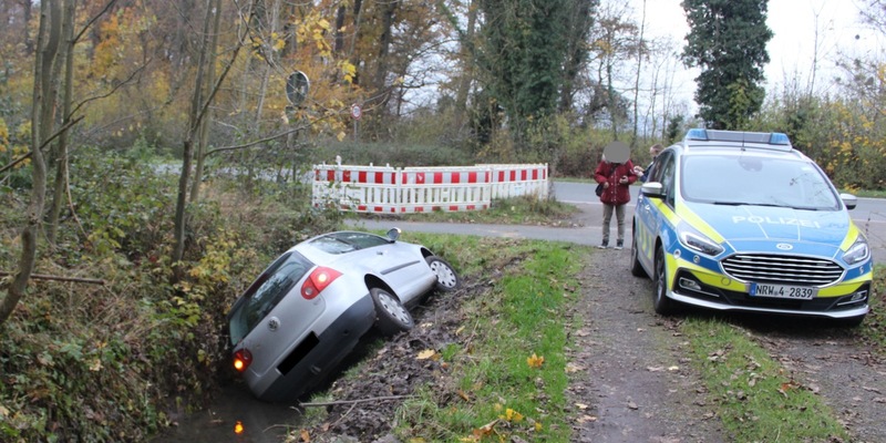 POL-MI: Mit gestohlenem Auto Unfall gebaut - Dieb ermittelt - Foto: presseportal.de