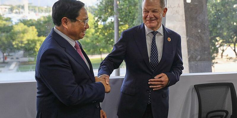 Pham Minh Chinh und Olaf Scholz am 18.11.2024 - Foto: über dts Nachrichtenagentur