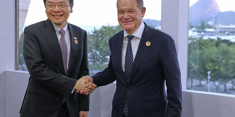 Lawrence Wong und Olaf Scholz in Rio am 18.11.2024 - Foto: über dts Nachrichtenagentur