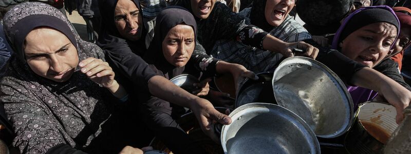 Hilfsorganisationen waren vor einer unmittelbar bevorstehenden Hungersnot vor allem im Norden des Gazastreifens. - Foto: Omar Ashtawy  Apaimages/APA Images via ZUMA Press Wire/dpa