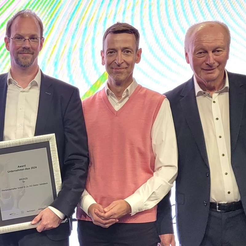 Wertebotschafter Gruppe erhält Unternehmer ASS Award 2024 - Foto: presseportal.de