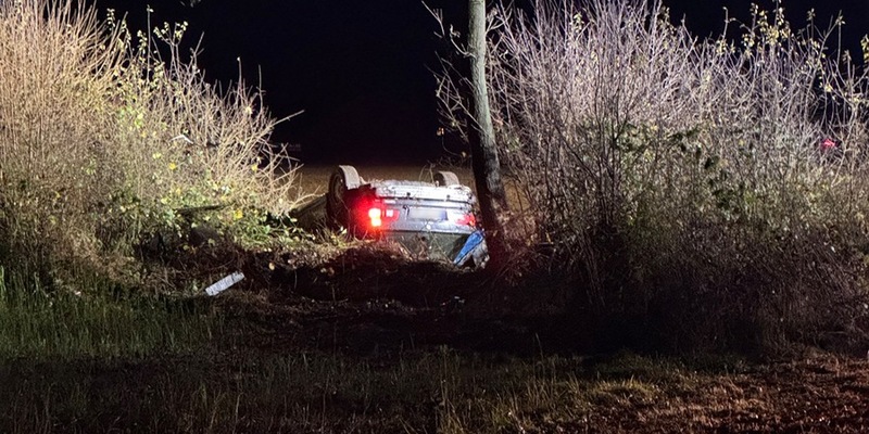 FW-SE: Schwerer Verkehrsunfall mit einem beteiligten Personenkraftwagen - Foto: presseportal.de