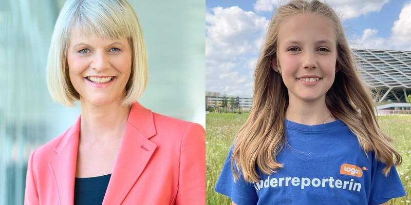 Zum Internationalen Tag der Kinderrechte: logo!-Kinderreporterin Dahlia im heute journal des ZDF - Foto: presseportal.de