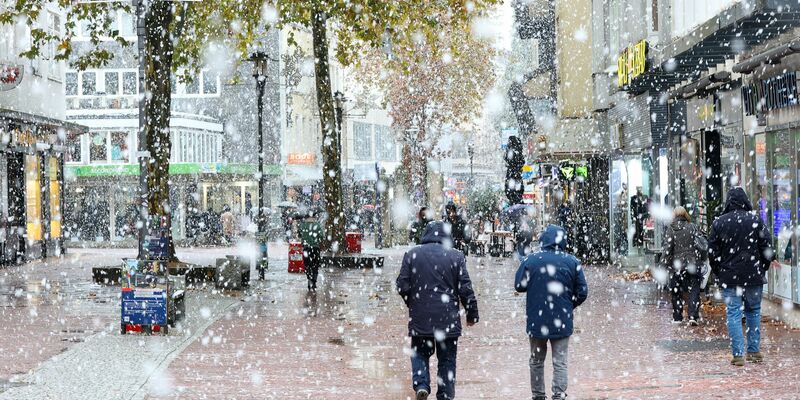 Auch in Hamburg hat es geschneit.  - Foto: Bodo Marks/dpa