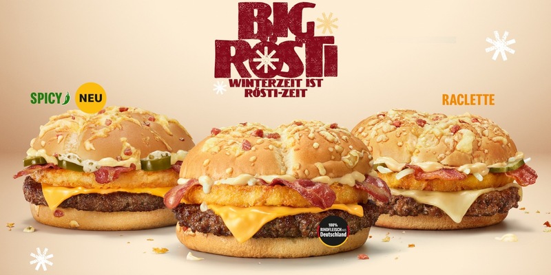 Es ist soweit: Der Big Rösti ist zurück bei McDonald's - diesen Winter sogar mit seiner eigenen Fanhymne - Foto: presseportal.de