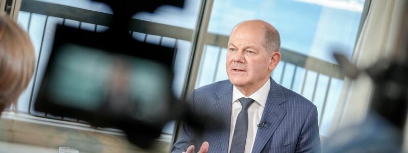 Scholz: SPD und ich wollen gemeinsam gewinnen.  - Foto: Kay Nietfeld/dpa