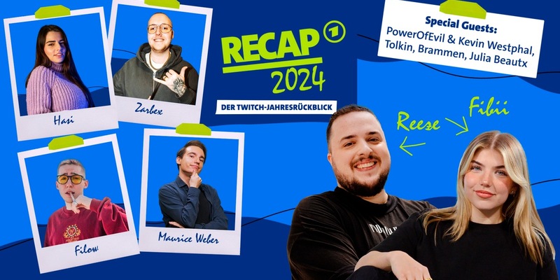 Recap 2024- Der große Twitch-Jahresrückblick der ARD - Foto: presseportal.de