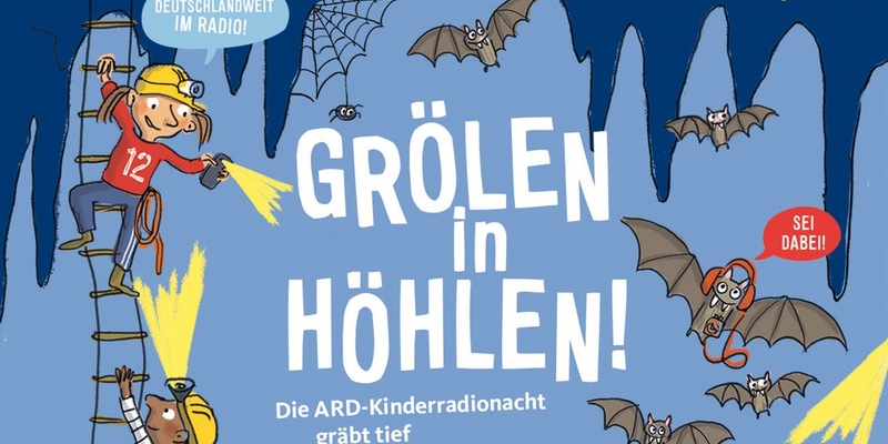 Grölen in Höhlen - Die ARD-Kinderradionacht 2024 gräbt tief - Foto: presseportal.de