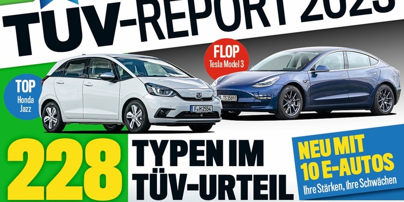 TÜV SÜD: Die besten Elektroautos fahren auf Verbrenner-Plattformen - Foto: presseportal.de