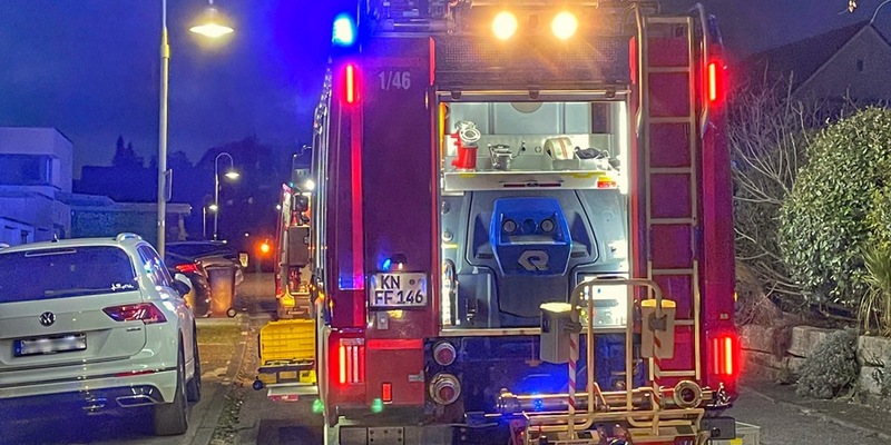 FW Allensbach: B3 Brand im Gebäude - Foto: presseportal.de