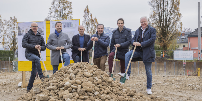 Spatenstich Otto-von-Lilienthal-Straße - Foto: Neumayr über pressetext.de