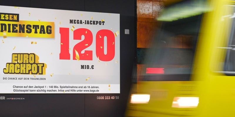 Eurojackpot: 120 Millionen Euro weiter zu haben / Rund 21 Millionen Euro im zweiten Gewinnrang - Foto: presseportal.de