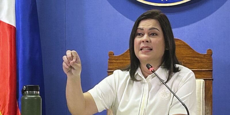 Die philippinische Vizepräsidentin Sara Duterte hat nach eigener Aussage für den Fall ihrer Ermordung dafür gesorgt, dass Präsident Marcos Jr. sterben soll. (Archivbild) - Foto: -/kyodo/dpa