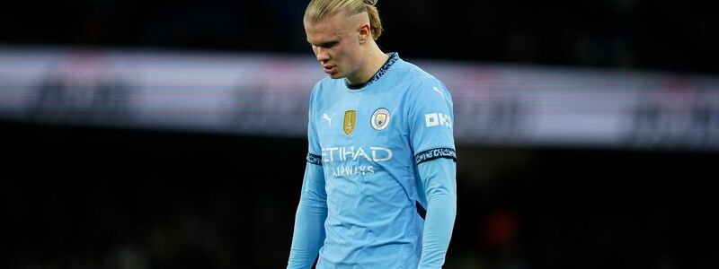 Man Citys Toptorjäger Erling Haaland ließ viele Chancen ungenutzt. - Foto: Dave Thompson/AP