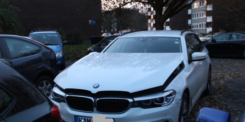 POL-HAM: Unbekannter verursacht hohen Sachschaden an BMW und flüchtet - Foto: presseportal.de
