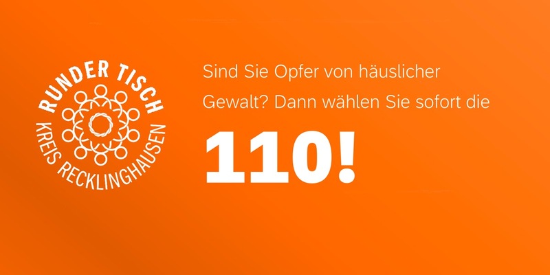 POL-RE: Kreis Recklinghausen/Bottrop: Orange the World - Polizeipräsidium Recklinghausen beteiligt sich am internationalen Tag gegen Gewalt gegen Frauen - Foto: presseportal.de