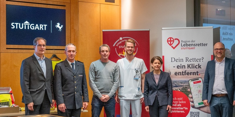 FW Stuttgart: Jetzt Lebensretter werden - App-basierte Ersthelferalarmierung in Stuttgart verfügbar - Foto: presseportal.de
