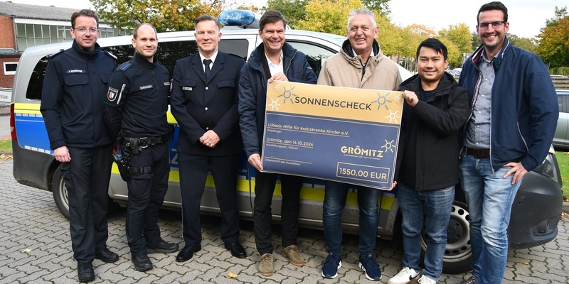 POL-HL: HL-OH / Pritschen und Baggern für den guten Zweck: Beachvolleyballturnier der Polizeidirektion Lübeck in Grömitz - Foto: presseportal.de