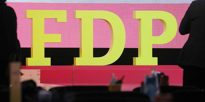 FDP-Logo auf Parteitag (Archiv) - Foto: über dts Nachrichtenagentur