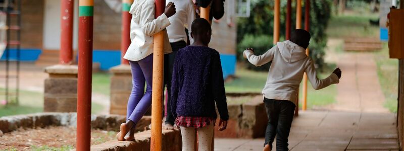 In diesem Waisenhaus in Kenia leben HIV-infizierte Kinder, deren Eltern an der Krankheit gestorben sind. - Foto: Brian Inganga/AP/dpa