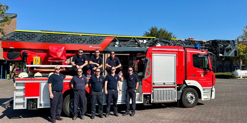 Feuerwehr Goch: Neue Drehleitermaschinisten ausgebildet - Foto: presseportal.de