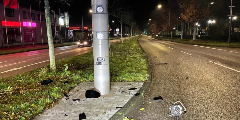 POL-PDTR: Blitzersäule in Trier mutwillig beschädigt - Foto: presseportal.de