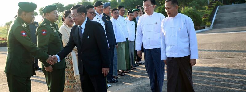 General Min Aung Hlaing regiert Myanmar mit eiserner Hand. (Archivbild) - Foto: -/The Myanmar Military True News Information Team via AP/dpa