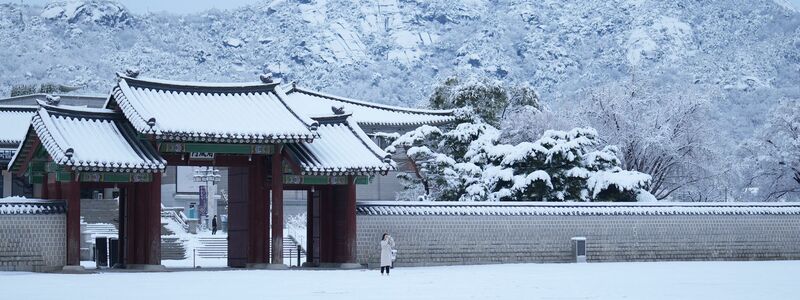 Die koreanische Wetterbehörde erwartet, dass die Schnee- und Regenfälle noch bis Donnerstagmittag Ortszeit anhalten werden. - Foto: Lee Jin-man/AP/dpa