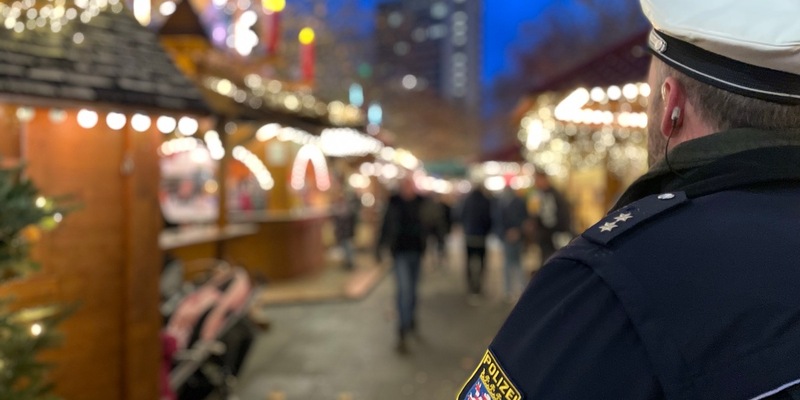 POL-OF: Kontrollen auf Weihnachtsmärkten: Messerverbot und Konsumverbot von Cannabis im Fokus / Weihnachtsmarkt-Wache in Hanau - Foto: presseportal.de