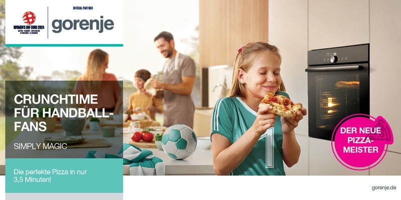 Crunchtime für Handballfans: Gorenje ist erstmals offizieller Partner der Women's EHF EURO 2024 - Foto: presseportal.de