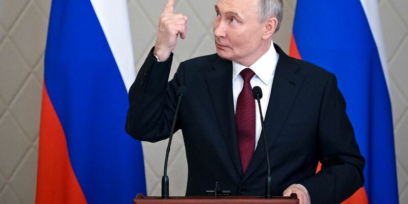 Putin hat nichts gegen eine Wiederholung des Telefonats mit Scholz. - Foto: Ramil Sitdikov/Pool Sputnik Kremlin/AP