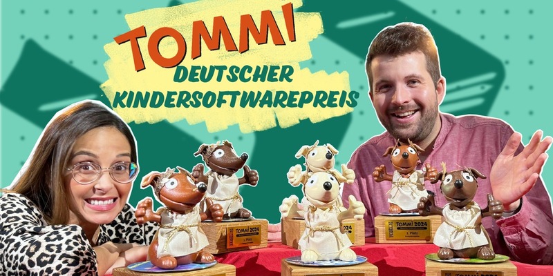 KiKA präsentiert TOMMI 2024 und die besten Spiele und Apps / Preisverleihung am 1. Dezember 2024 im Medienmagazin Team Timster - Foto: presseportal.de