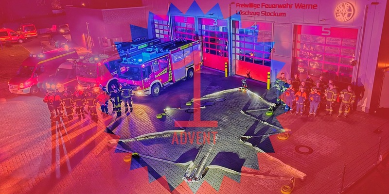 FW-WRN: Weihnachtlicher Gruß zum 1. Advent - Foto: presseportal.de