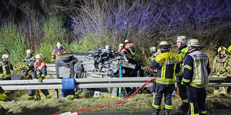 FW Königswinter: E-Call-System rettet Frau bei Verkehrsunfall auf A 3 das Leben - Foto: presseportal.de