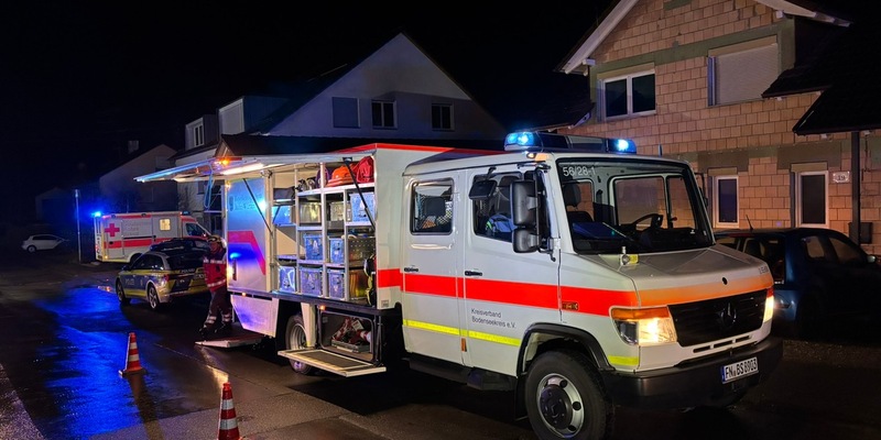 KFV Bodenseekreis: Großbrand in Neufrach - Feuerwehr verhindert Übergreifen auf Wohnhaus - Foto: presseportal.de