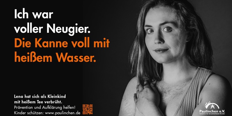 Tag des brandverletzten Kindes am 7. Dezember: Paulinchen e.V. warnt unter dem Motto Tee tut weh vor Gefahren durch heiße Flüssigkeiten - Foto: presseportal.de