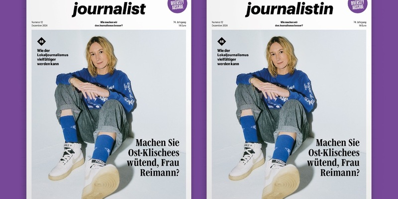Marieke Reimann im journalist: Der Osten ist kein Zoo - Foto: presseportal.de
