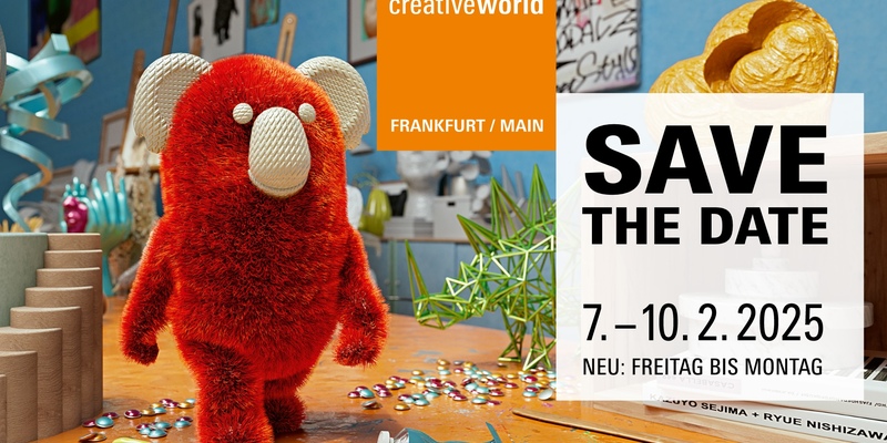 Creativeworld 2025 - Foto: Messe Frankfurt über pressetext.de