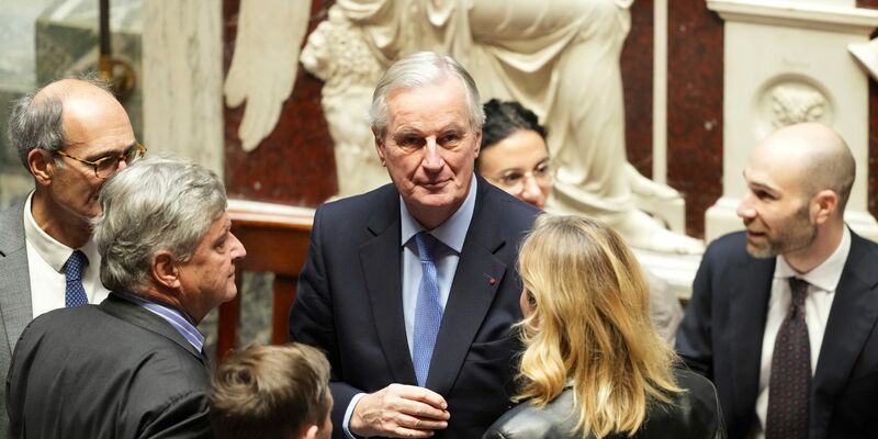 Michel Barniers Regierung ist erst knapp drei Monate im Amt. - Foto: Michel Euler/AP/dpa