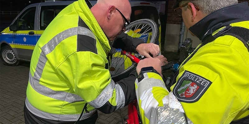 POL-COE: Kreis Coesfeld/ Lichtkontrollen an Fahrrädern - Foto: presseportal.de