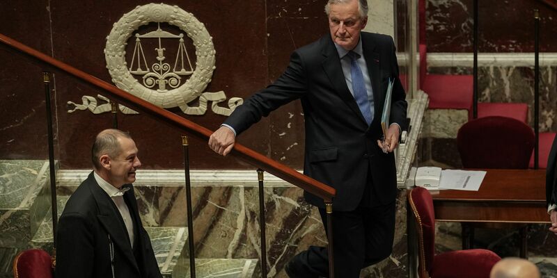 Barnier hat sein Rücktrittsgesuch bei Präsident Macron eingereicht (Archivbild). - Foto: Aurelien Morissard/Xinhua/dpa