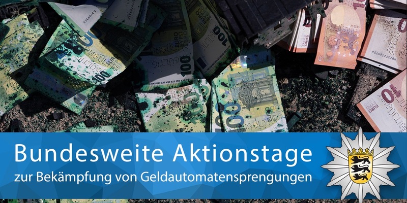 LKA-BW: Bundesweite Aktionstage zur Bekämpfung von Geldautomatensprengungen - Foto: presseportal.de