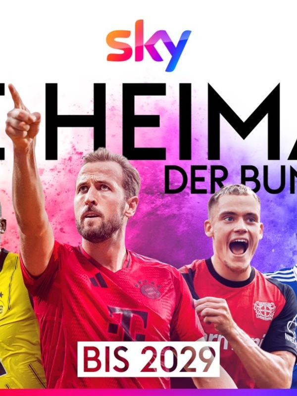 Sky Deutschland bleibt bis 2029 das Zuhause der Bundesliga und der 2. Bundesliga: mit 80 Prozent all