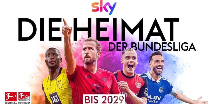 Sky Deutschland bleibt bis 2029 das Zuhause der Bundesliga und der 2. Bundesliga: mit 80 Prozent aller Spiele exklusiv bei Sky Sport - Foto: presseportal.de