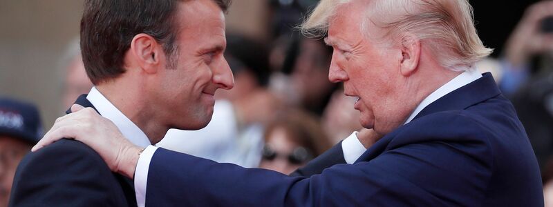 Trump und Macron planen am Rande der Notre-Dame-Eröffnung ein separates Treffen. (Archivbild). - Foto: Ian Langsdon/POOL/dpa